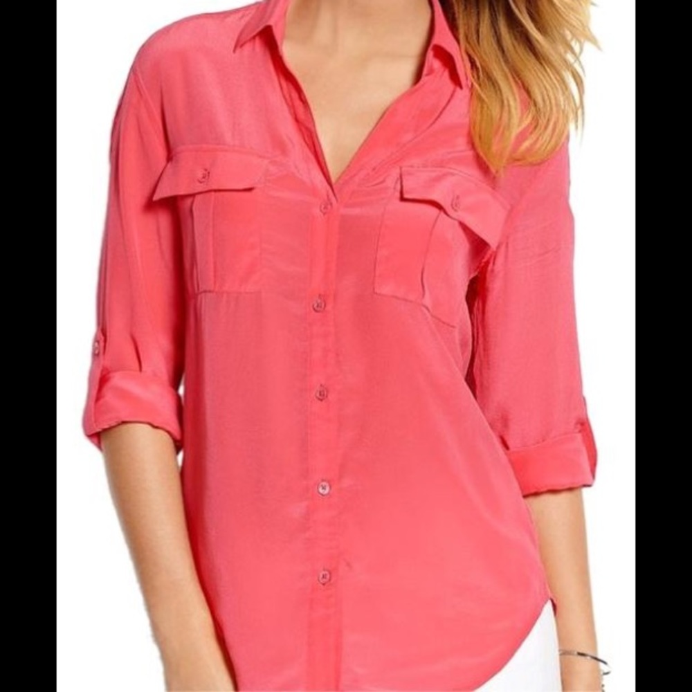 Tommy Bahama Coral Button Down